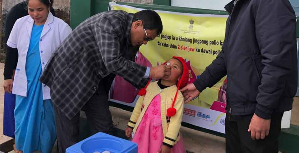 Sdang i e dawai Pulse Polio ha East Jaiñtia Hills District – Wyrta